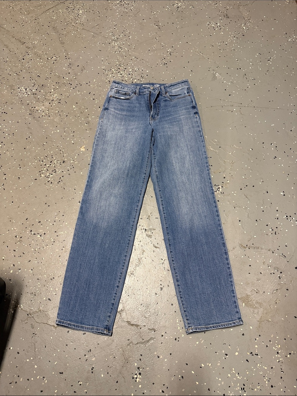 Old Navy Women's Straight Leg Jeans - Faded Blue